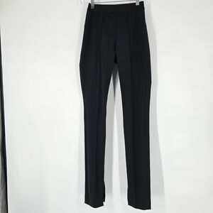 Helmut Lang Black Pull On Skinny Leg Stretch Pants Size XS